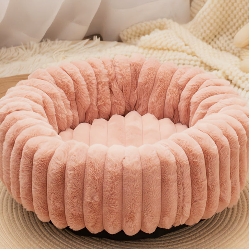 Purrfectly Plush Round Pet Bed