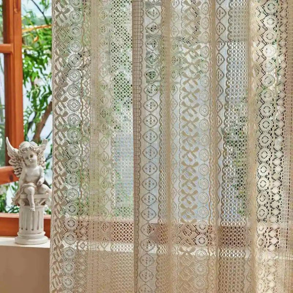 Lux Minimalist Crochet Curtain