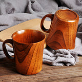 Rustic Japanese Style Wooden Mug