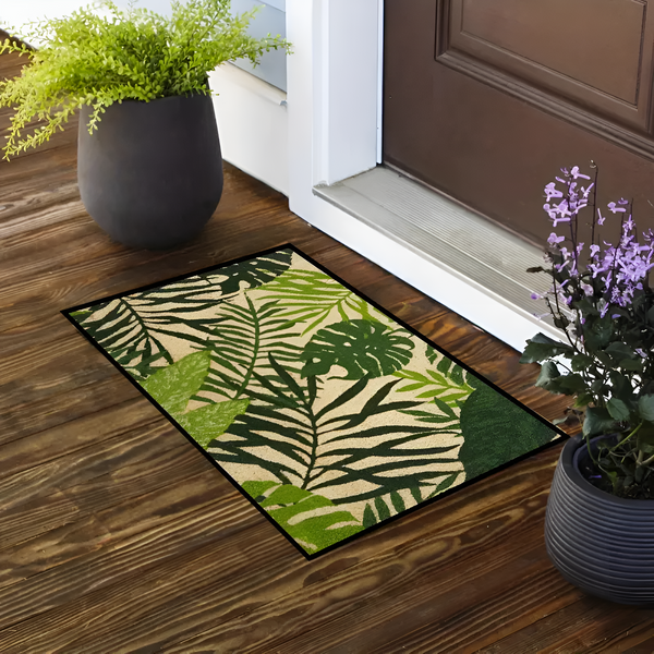 Monstera Non-Slip Door Mat