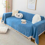 Elegant Plush Sofa Blanket Shield