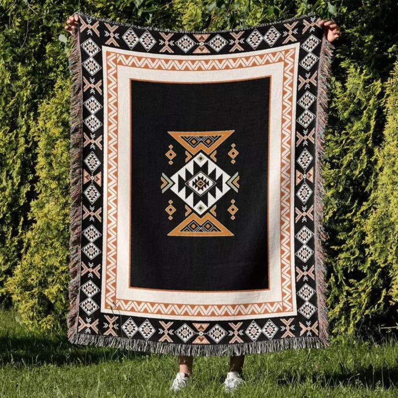 Desert Bloom Tapestry Picnic Blanket & Throw