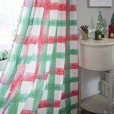 Merry & Bright Plaid Semi-Shading Curtain