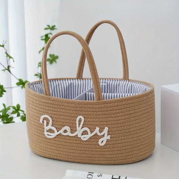 Cotton Rope Baby Caddy Organizer