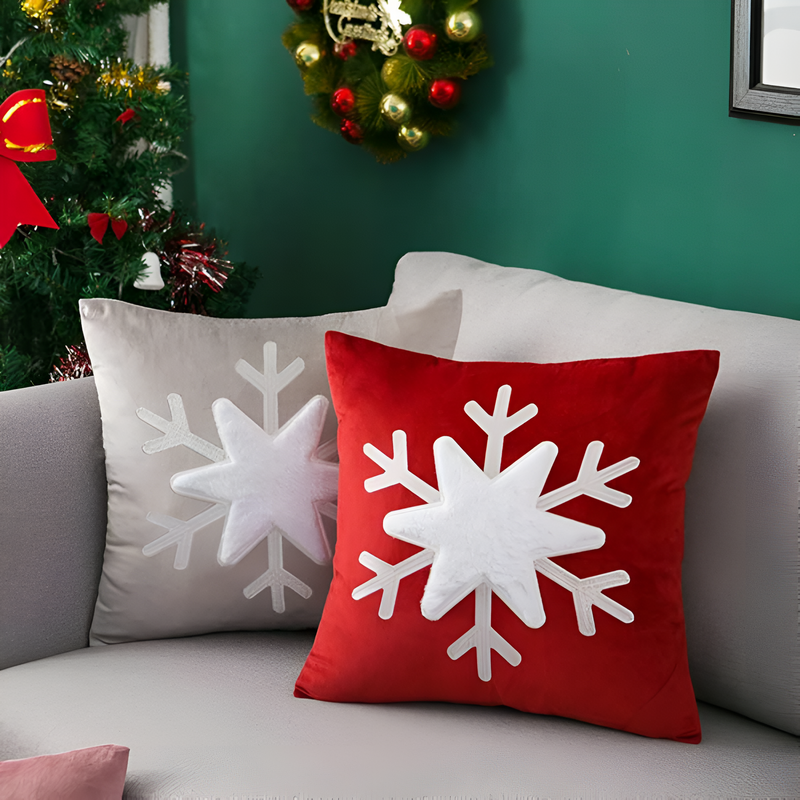 Snowflake Holiday Pillowcase