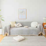 Elegant Plush Sofa Blanket Shield