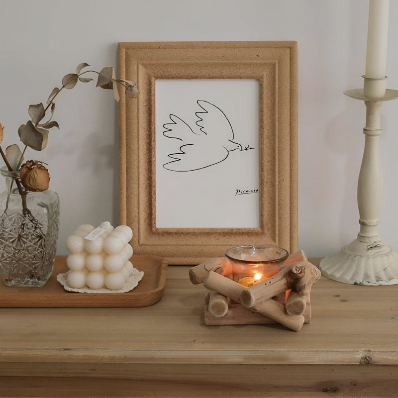 Driftwood Haven Candle Holder