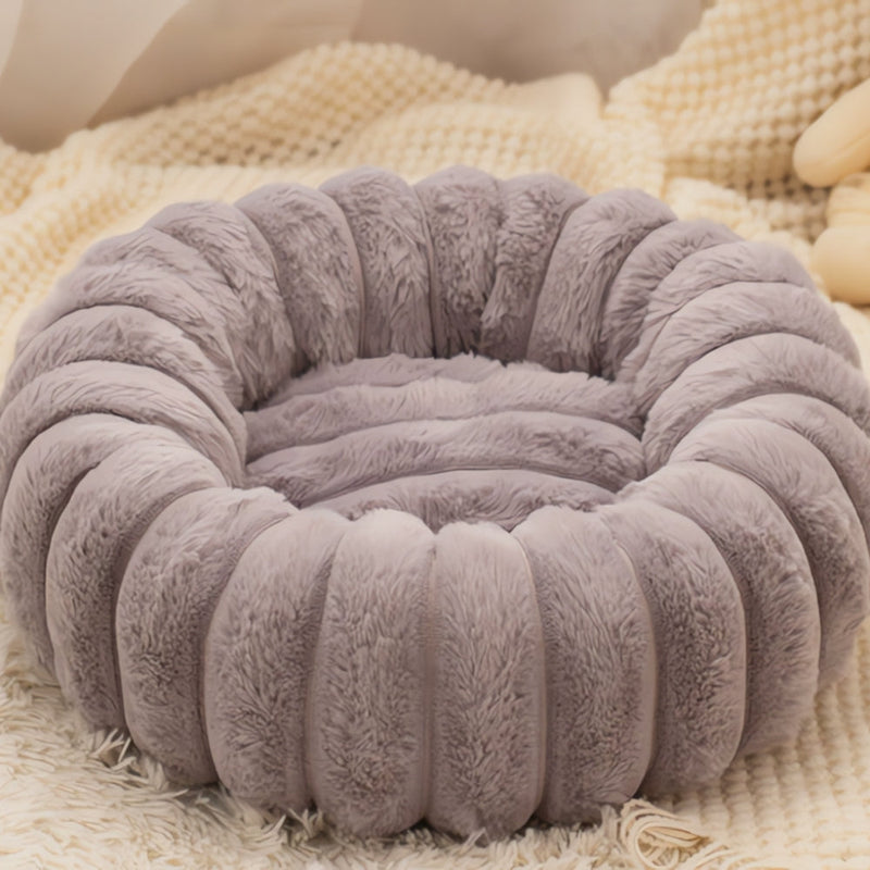 Purrfectly Plush Round Pet Bed