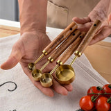 Golden Measuring Spoon Set