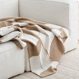 Artevana Monochrome Geometric Throw Blanket