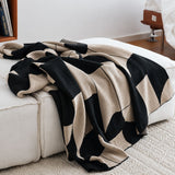 Artevana Monochrome Geometric Throw Blanket