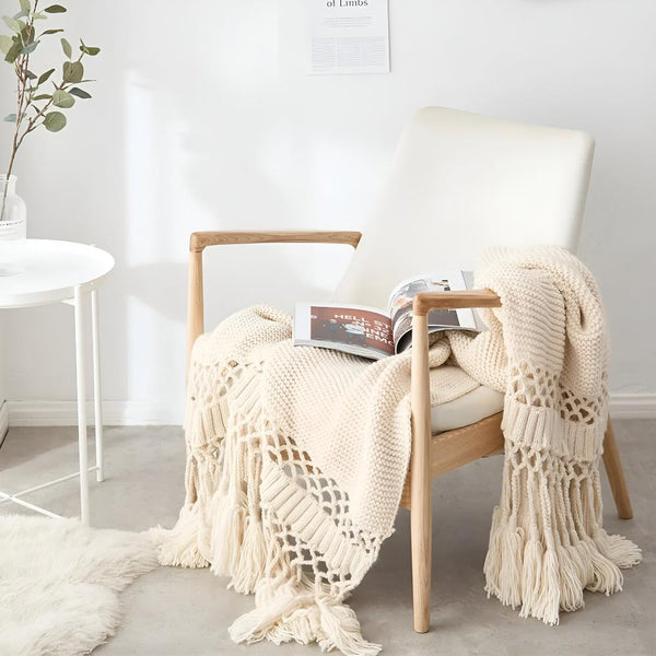 Macrame Bliss Throw Blanket