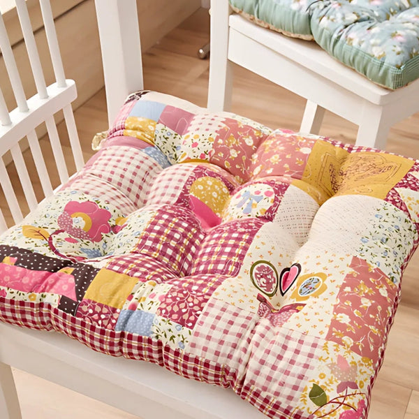 Boho Floral Thick Seat Cushions