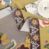 Boho Garden Bird Floral Blanket | 100% Cotton Blanket