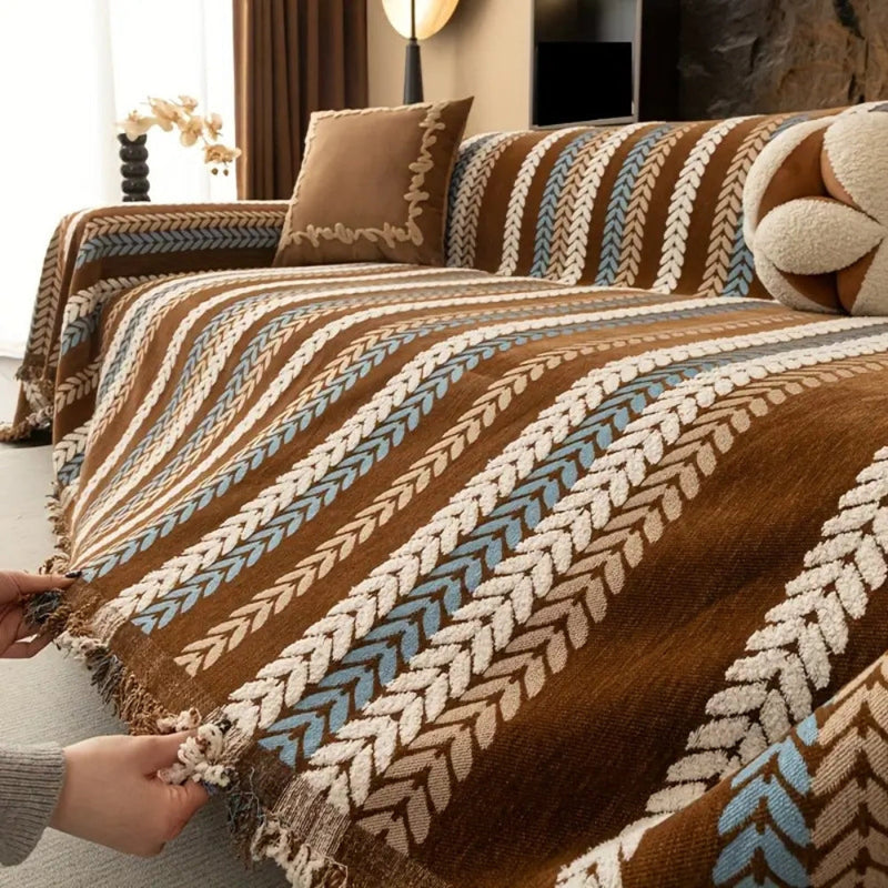 Cascade Stripe Sofa Cover