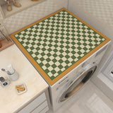 Checkerboard Washing Machine Cover Mat