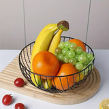 Decorative Round Iron Fruit Tray