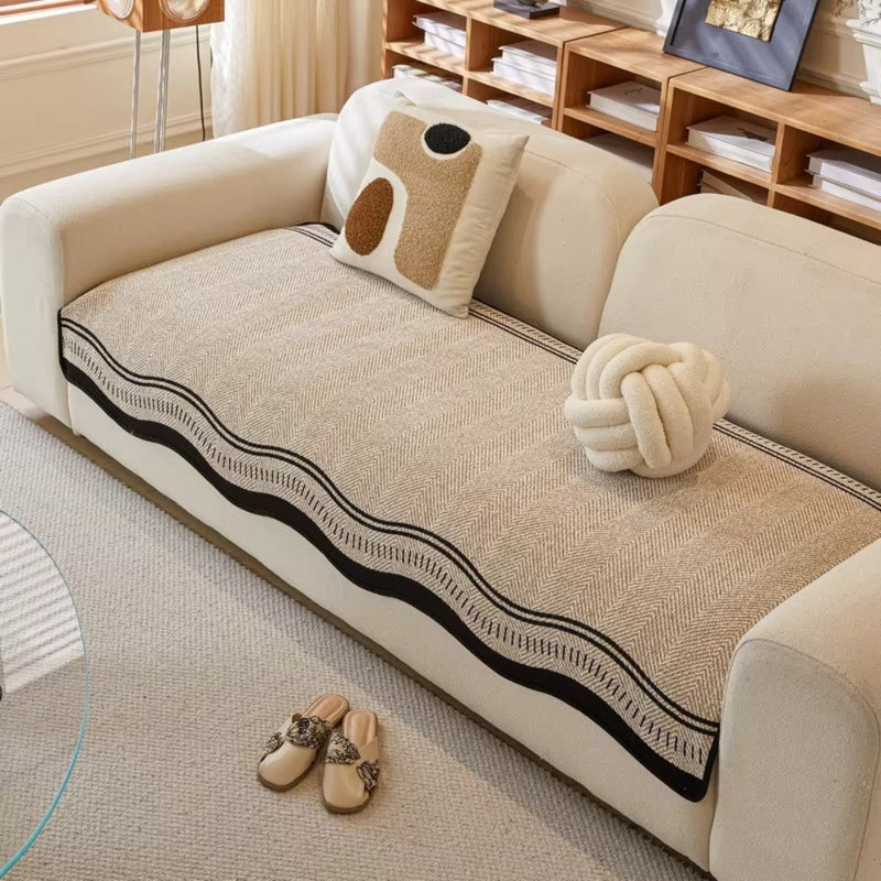 Casa & Beyond US | Modern Wave Anti-Slip Sofa Cover | 35
