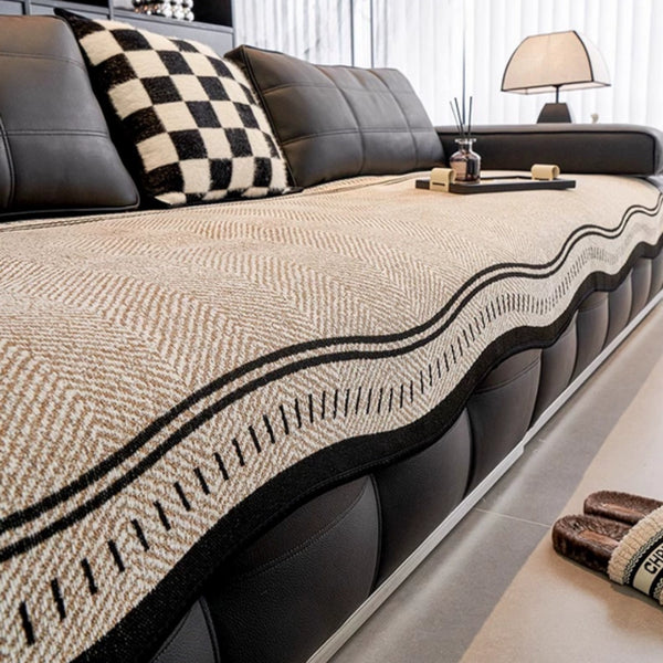 Funda de sofá antideslizante Modern Wave