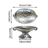 Dual-Ear Ceramic Oval Organiser