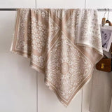 Elegant Bloom Weave Shawl Scarf