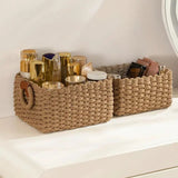 Elegant Rattan Weave Basket Set