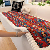 Ethnic Style Quilted Non Slip Couch Cover