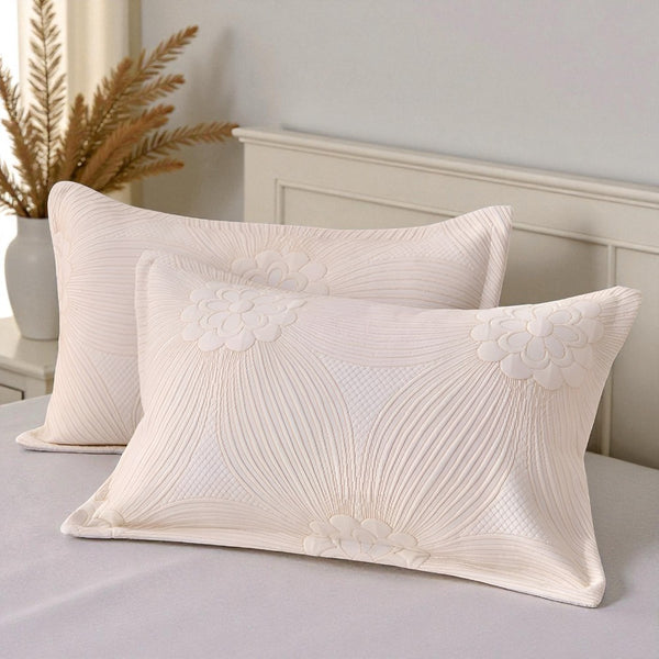 Floral Pattern Cotton Coverlet