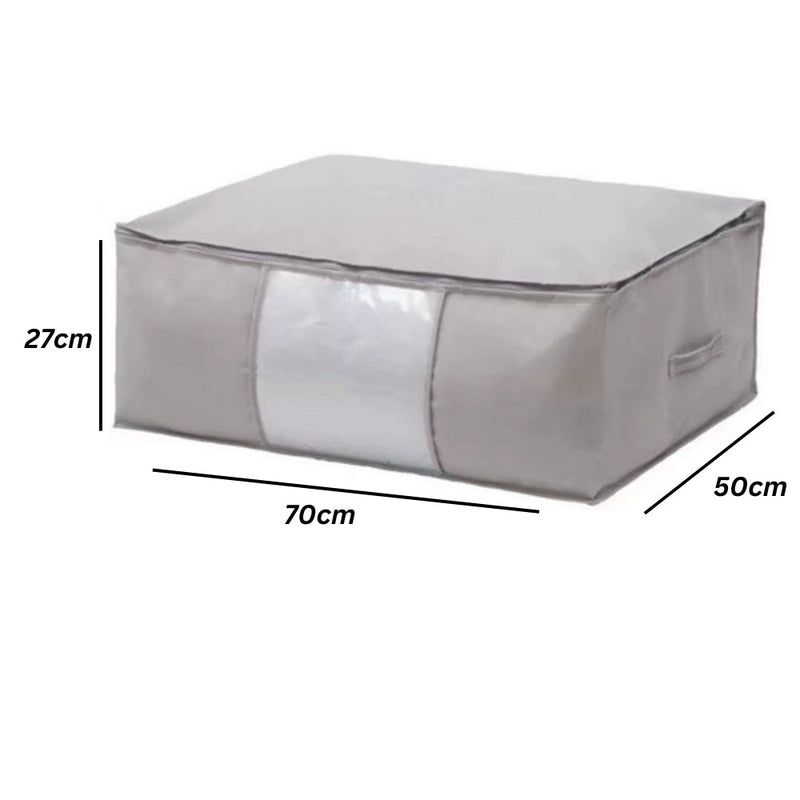 Foldable Zippered Cloth Storage Organizer