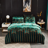 Golden Cosmo Hive | 3pcs Duvet Cover Sets