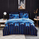 Golden Cosmo Hive | 3pcs Duvet Cover Sets