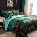 Golden Cosmo Hive | 3pcs Duvet Cover Sets