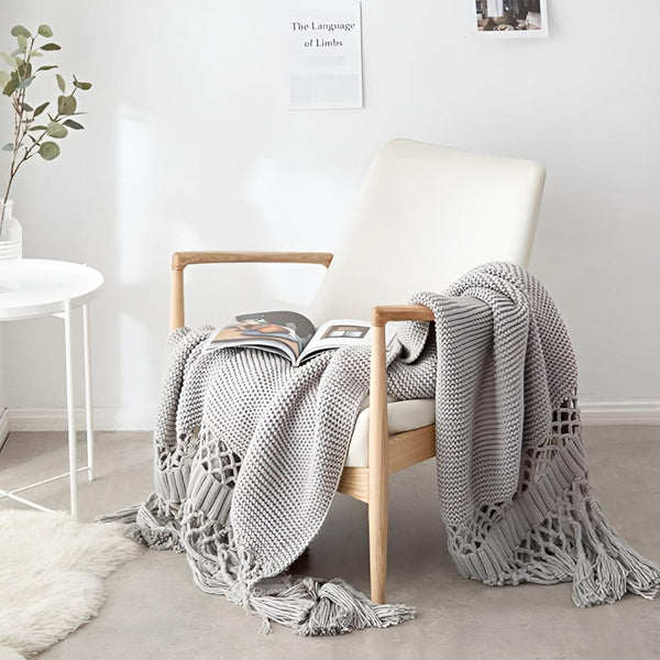 Macrame Bliss Throw Blanket