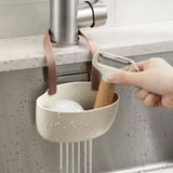 Hanging Silicone Dish Drainer Organizer