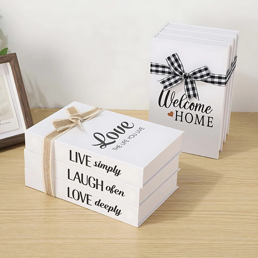 Inspiré Rustic Book Stack Home Shelf Decor – Casa & Beyond.