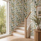 Papel pintado adhesivo de PVC Lemon Bluebird