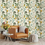 Papel pintado adhesivo de PVC Lemon Bluebird