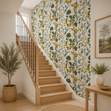 Papel pintado adhesivo de PVC Lemon Bluebird