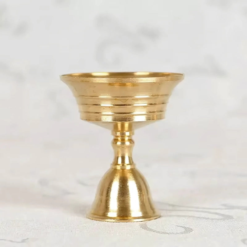 Vintage Copper Cup Candle Holder