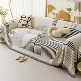 Luxurious Snowflake Chenille Sofa Cover