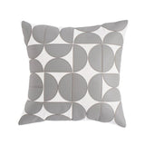 Luxury Embroidered Faux Leather Sofa Cushion Cover