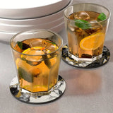 Luxury Marble Effect Drink Coasters | 6pcs Set