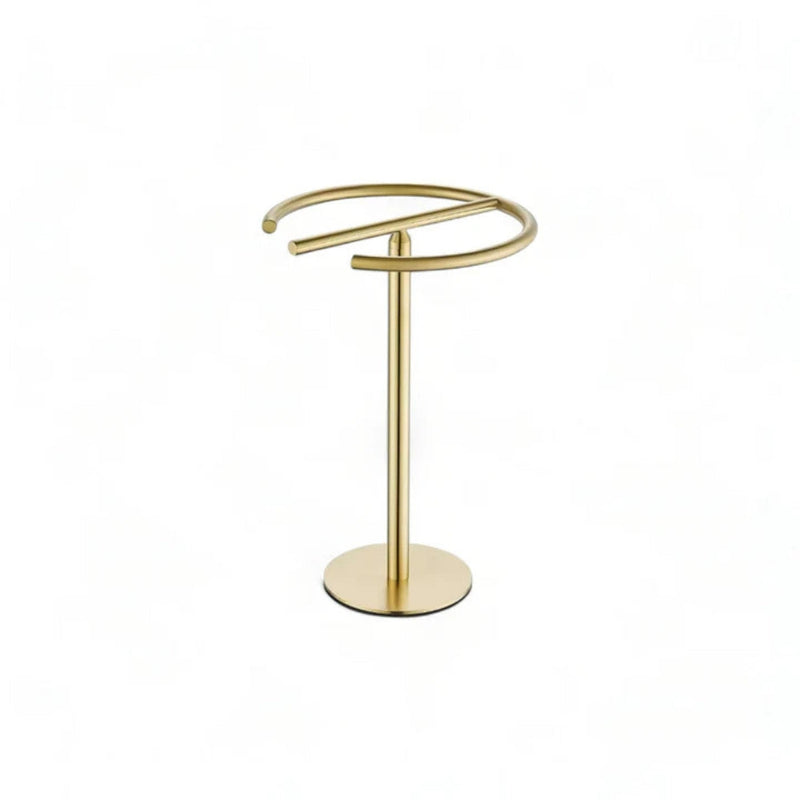 Modern Round Free-Standing Hand Towel Holder Rack