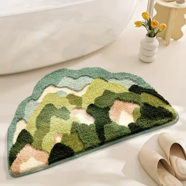 Nature Moss Floor Bath Mat