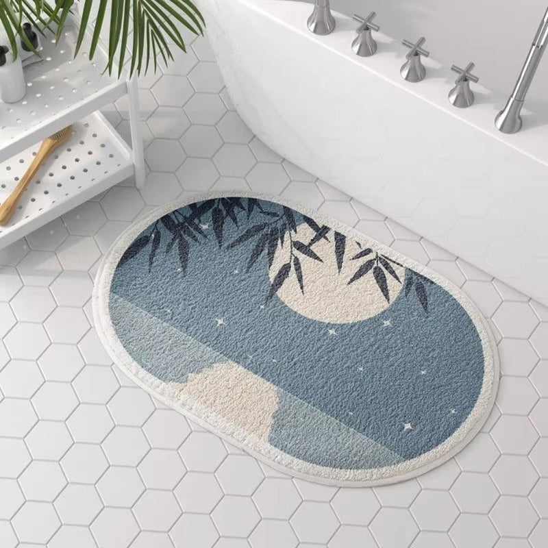 Night Sky Absorbent Bath Mat