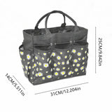 Oxford Floral Garden Tool Organizer Bag