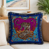 Regal Tiger Artistic Velvet Cushion Cover