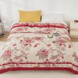 Rosewood Grace Throw Cotton Blanket
