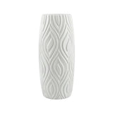 Sculpted Textured Leaf Vase