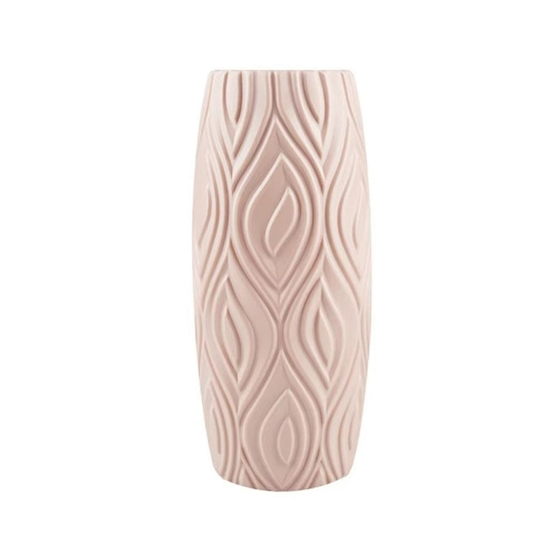 Sculpted Textured Leaf Vase